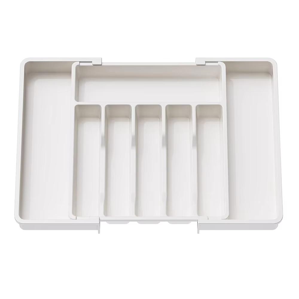 1pc Silverware Drawer Organizer Adjustable Flatware Tableware Organizer Expandable Plastic Utensil Tray for Spoons Forks Knives білий
1pc Silverware Drawer Organizer Adjustable Flatware Tableware Organizer Expandable Plastic Utensil Tray for Spoons Forks Knives білий