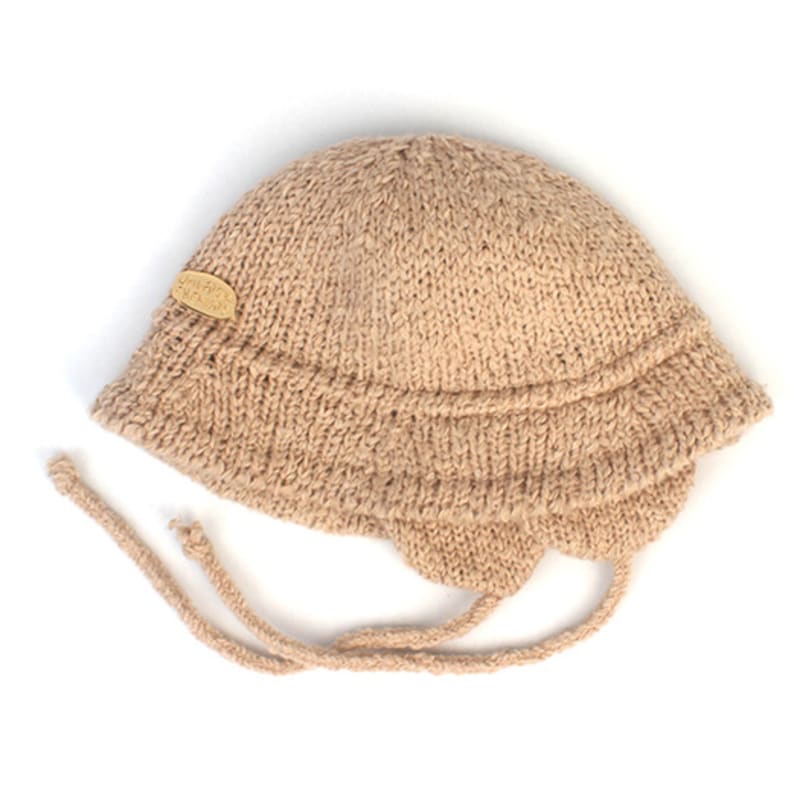 Универсальная химическая шерстяная вязаная бежевая панама с ушками FREE
Универсальная химическая шерстяная вязаная бежевая панама с ушками FREE