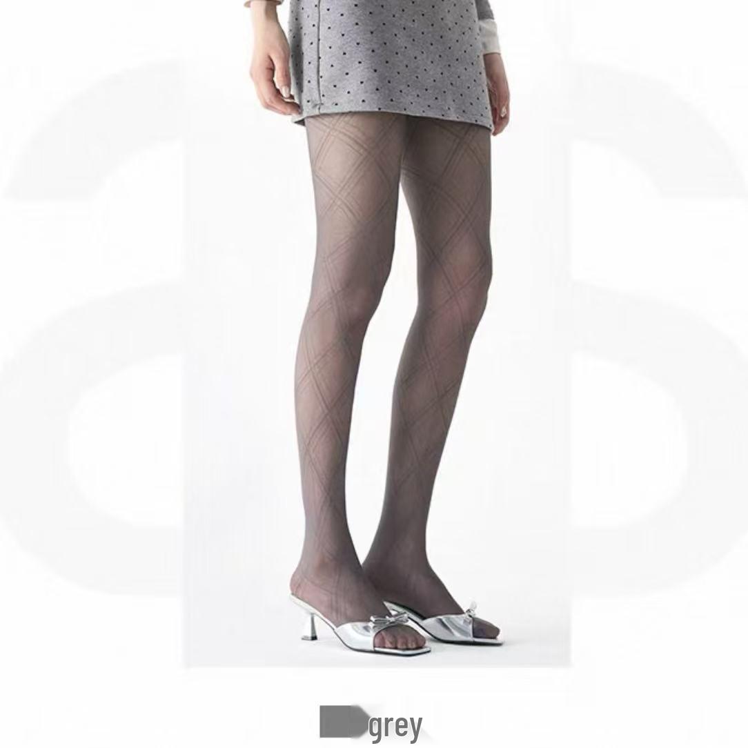 Women s Diamond Lattice Sheer Stockings - Black, Snag-Resistant, Durable, Sexy Jacquard Pattern, Ideal for Spring/Summer. One Size (80-130cm) OPP Simple Pack серый
Women s Diamond Lattice Sheer Stockings - Black, Snag-Resistant, Durable, Sexy Jacquard Pattern, Ideal for Spring/Summer. One Size (80-130cm) OPP Simple Pack серый