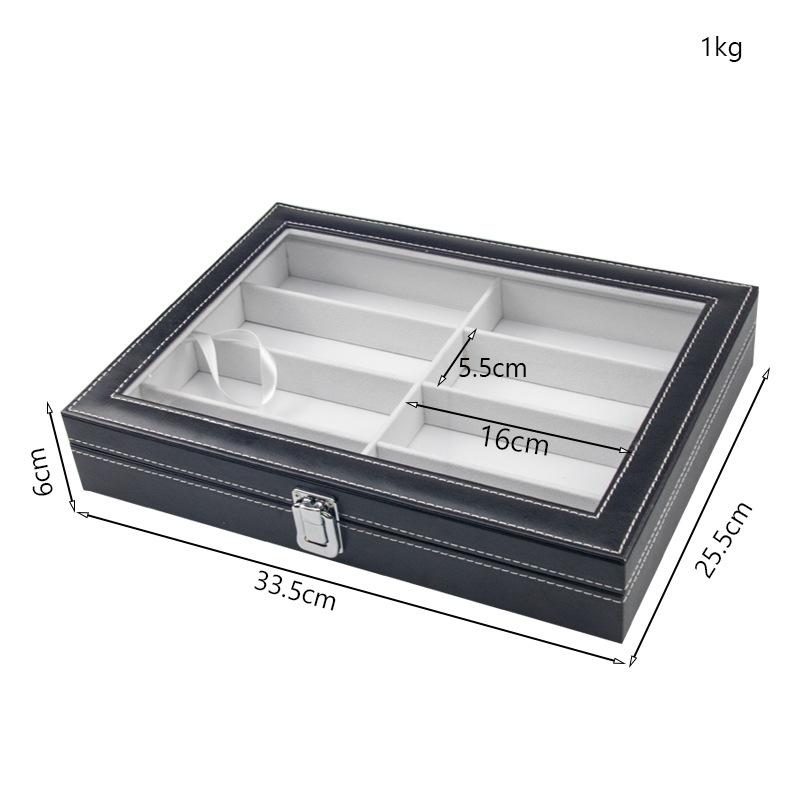 PU Leather Glasses Display Storage Box Sunglasses Organizer Multi Grid Eyeglasses Storage Tray Women Jewelry Display Box чёрный
PU Leather Glasses Display Storage Box Sunglasses Organizer Multi Grid Eyeglasses Storage Tray Women Jewelry Display Box чёрный