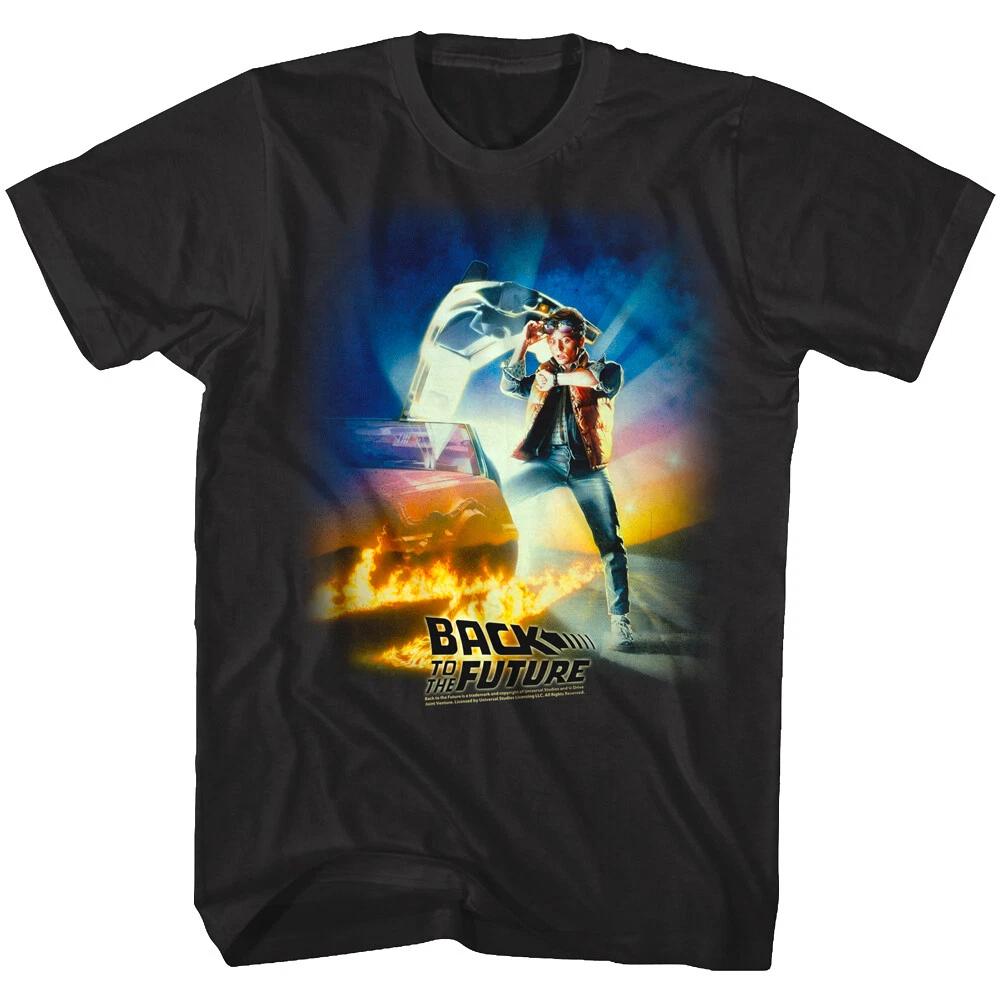 Back to the Future Movie Poster Marty McFly Men s T Shirt Watch DeLorean Logo L
Back to the Future Movie Poster Marty McFly Men s T Shirt Watch DeLorean Logo L