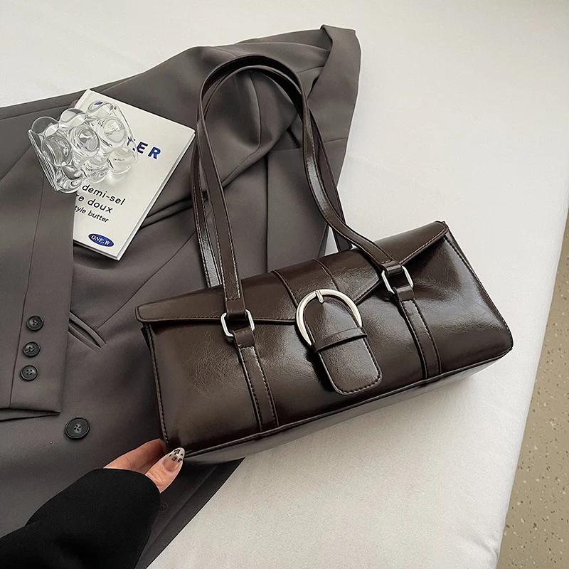 2026 Winter Belt Design Y2K Retro Design Small PU Leather Underarm Bag Women Fashion Handbags New Trend Shoulder Bag кавовий
2026 Winter Belt Design Y2K Retro Design Small PU Leather Underarm Bag Women Fashion Handbags New Trend Shoulder Bag кавовий