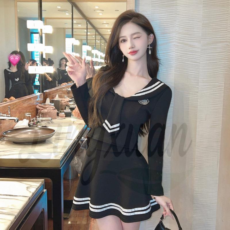 Sweet College-Style JK Uniform Set: Tie Top & Short Skirt Large чёрный
Sweet College-Style JK Uniform Set: Tie Top & Short Skirt Large чёрный