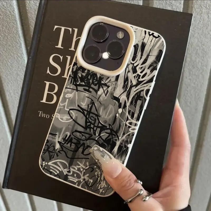 Black And White Graffiti Letters Cool Design Phone Case For iPhone 17 16 15 14 Plus 13 12 11 Pro Max 17 Air X XR XS Soft Cover iPhone17 Pro
Black And White Graffiti Letters Cool Design Phone Case For iPhone 17 16 15 14 Plus 13 12 11 Pro Max 17 Air X XR XS Soft Cover iPhone17 Pro