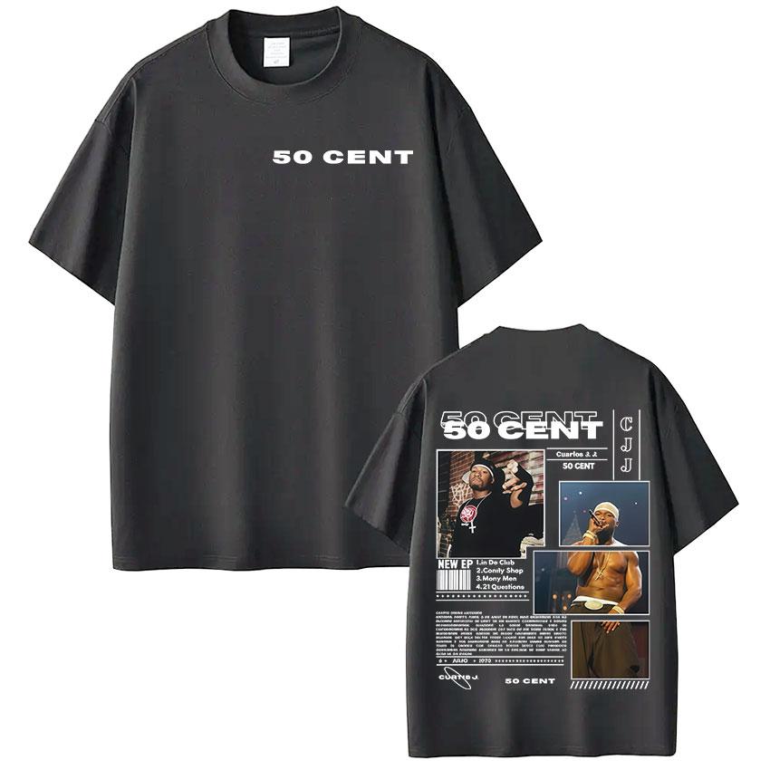 Rapper 50 Cent Tour 2026 Album Graphic T Shirts Unisexs Women Clothing Hip Hop Rock Short Sleeve Tshirt Fashion Oversized T Shirt 4XL
Rapper 50 Cent Tour 2026 Album Graphic T Shirts Unisexs Women Clothing Hip Hop Rock Short Sleeve Tshirt Fashion Oversized T Shirt 4XL