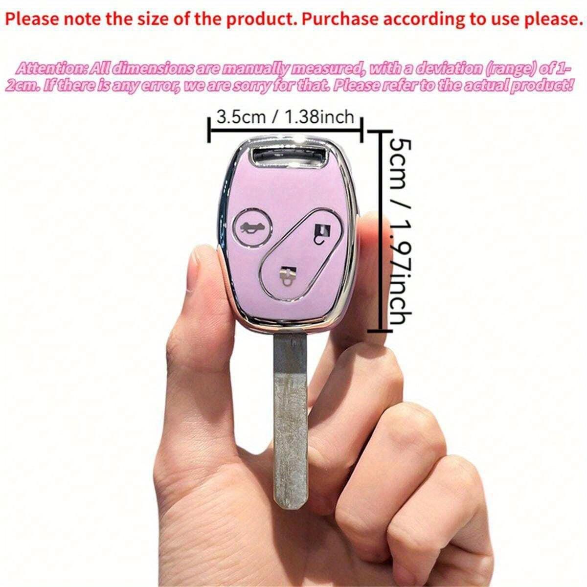 Защитный чехол для ключа-пульта автомобиля из ТПУ, Подходит для Accord Civic CR-V Pilot Insight Ridgeline, Бесключевые автоаксессуары
Защитный чехол для ключа-пульта автомобиля из ТПУ, Подходит для Accord Civic CR-V Pilot Insight Ridgeline, Бесключевые автоаксессуары