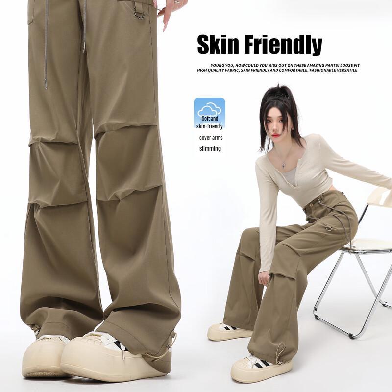 HSTYLE Women s Elastic High-Waist Flared Cargo Wide-Leg Pants M
HSTYLE Women s Elastic High-Waist Flared Cargo Wide-Leg Pants M