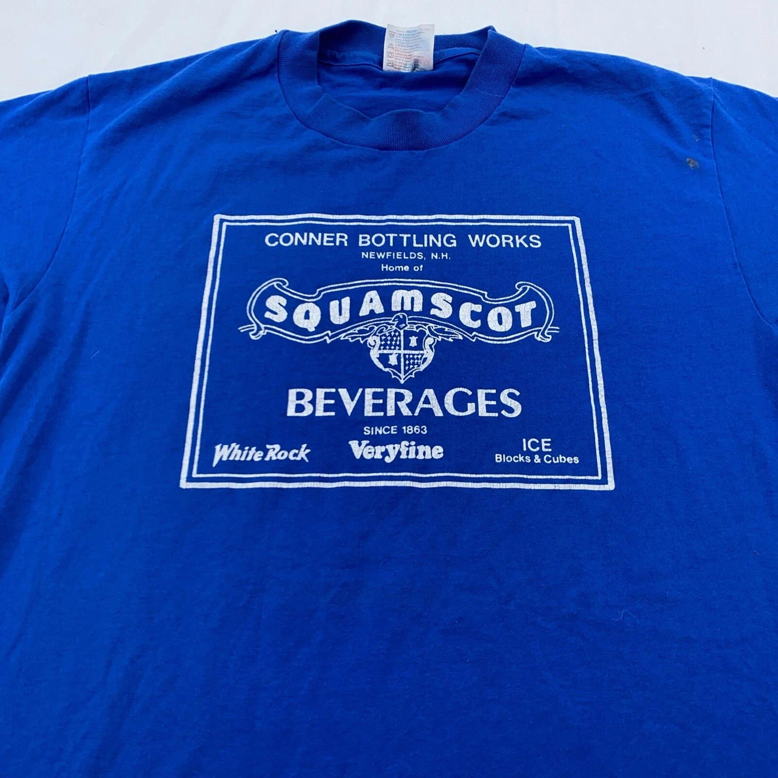 vintage 90s SQUAMSCOT BEVERAGES VERYFINE JUICE WHITE ROCK SODA T-Shirt MEDIUM S
vintage 90s SQUAMSCOT BEVERAGES VERYFINE JUICE WHITE ROCK SODA T-Shirt MEDIUM S