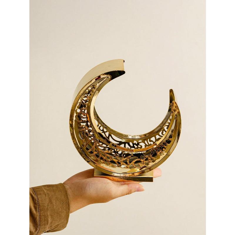 Moon Shaped Tray Metal Material Luxury Style Exquisite Snack Tray Storage Tray Fruit Tray Dessert Tray Decorative Tray Ambiance Tray & Ornament A
Moon Shaped Tray Metal Material Luxury Style Exquisite Snack Tray Storage Tray Fruit Tray Dessert Tray Decorative Tray Ambiance Tray & Ornament A
