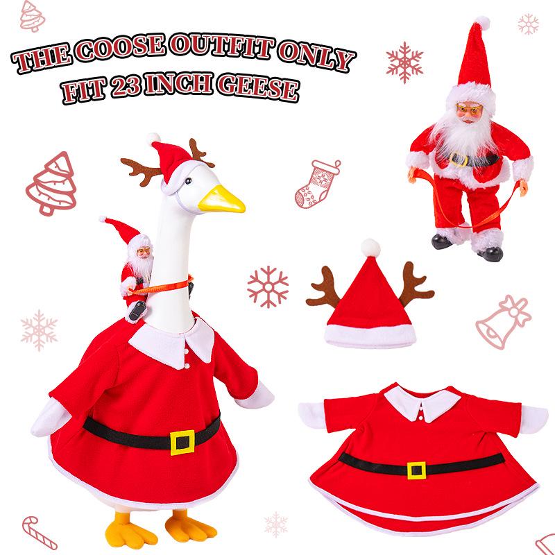 Праздничный гусиный наряд: Рождественский набор для крыльца и шляпа для питомца
Праздничный гусиный наряд: Рождественский набор для крыльца и шляпа для питомца