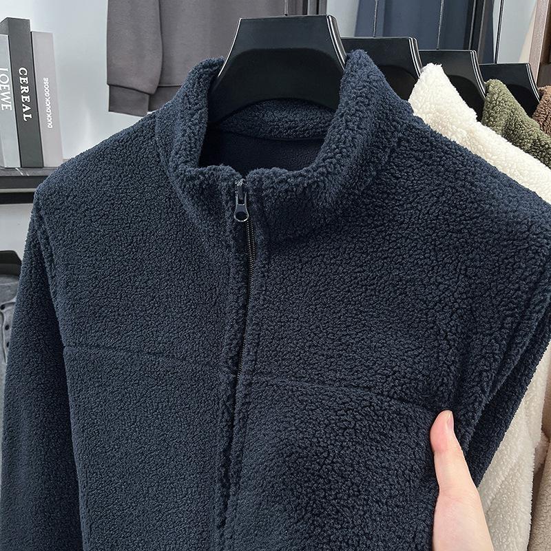2025 Japanese Style Fleece Stand Collar Jacket - Thick, Warm, Casual Autumn/Winter Wear L темно-синього кольору
2025 Japanese Style Fleece Stand Collar Jacket - Thick, Warm, Casual Autumn/Winter Wear L темно-синього кольору