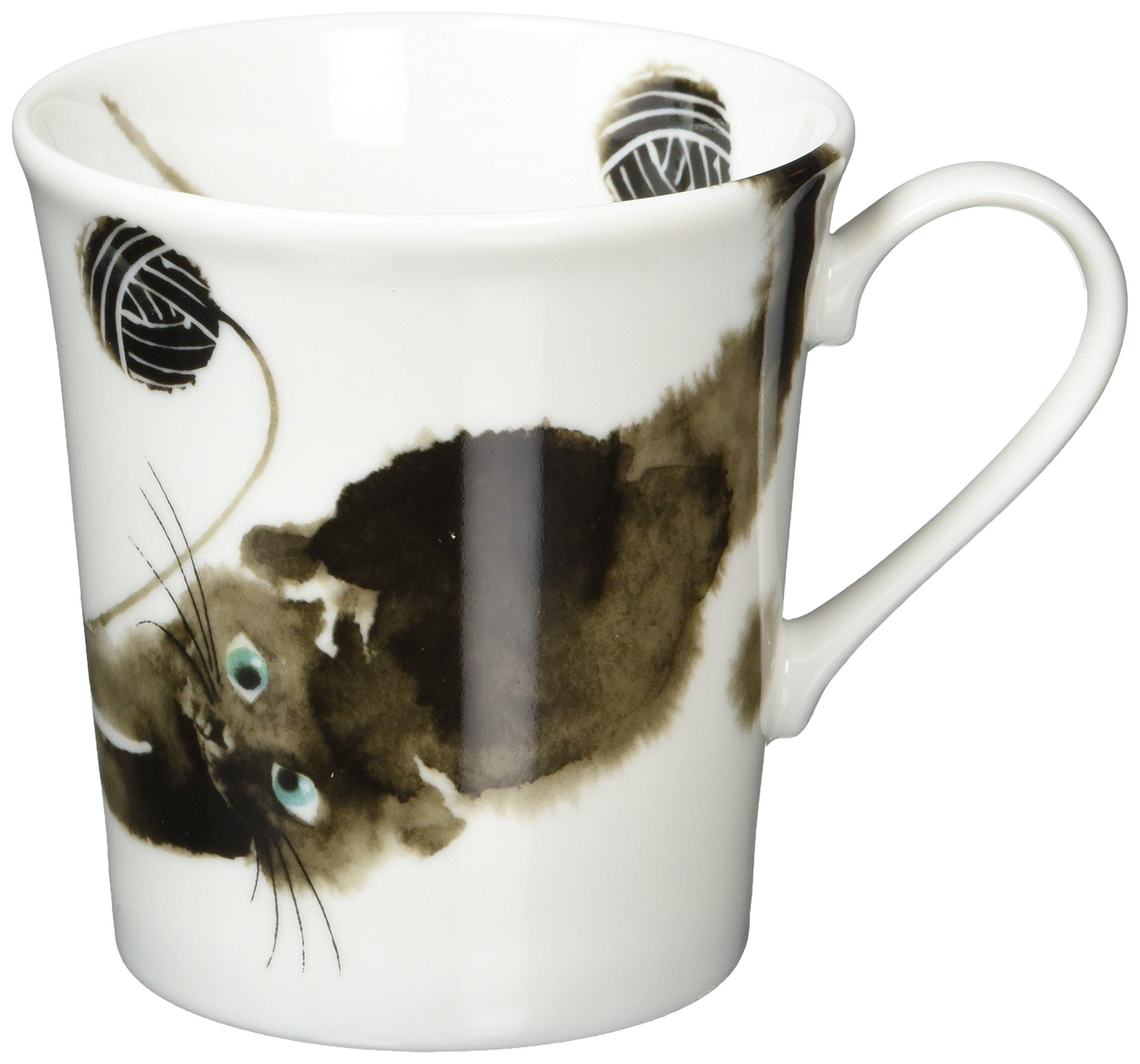 Ceramic Ai Moko Cat Mug, Black, Stretched Back, 13171
Ceramic Ai Moko Cat Mug, Black, Stretched Back, 13171