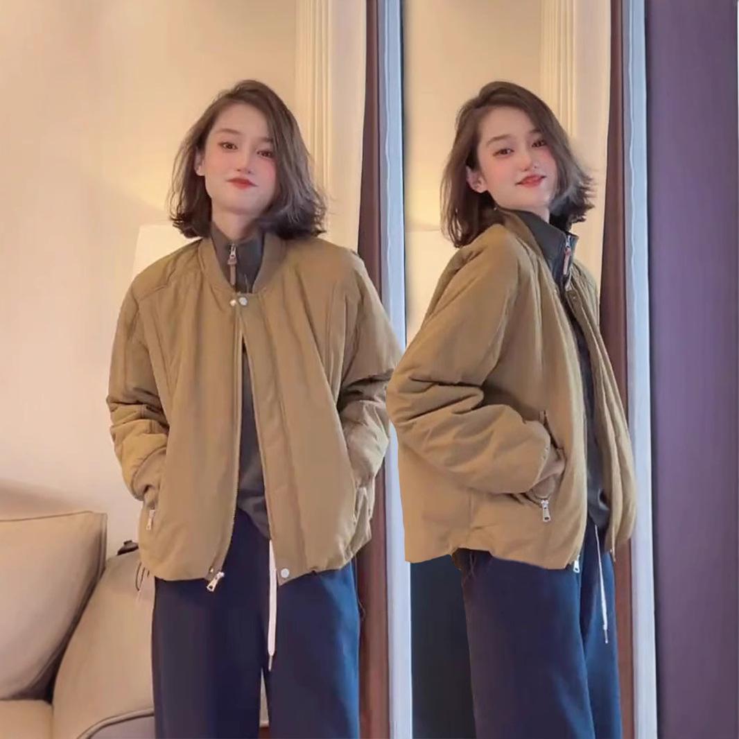 Women s Retro Quilted Baseball Jacket - Versatile 2024 Autumn/Winter Zipper Cotton Jacket, Petite Fit, Trendy Casual Fashion. M
Women s Retro Quilted Baseball Jacket - Versatile 2024 Autumn/Winter Zipper Cotton Jacket, Petite Fit, Trendy Casual Fashion. M