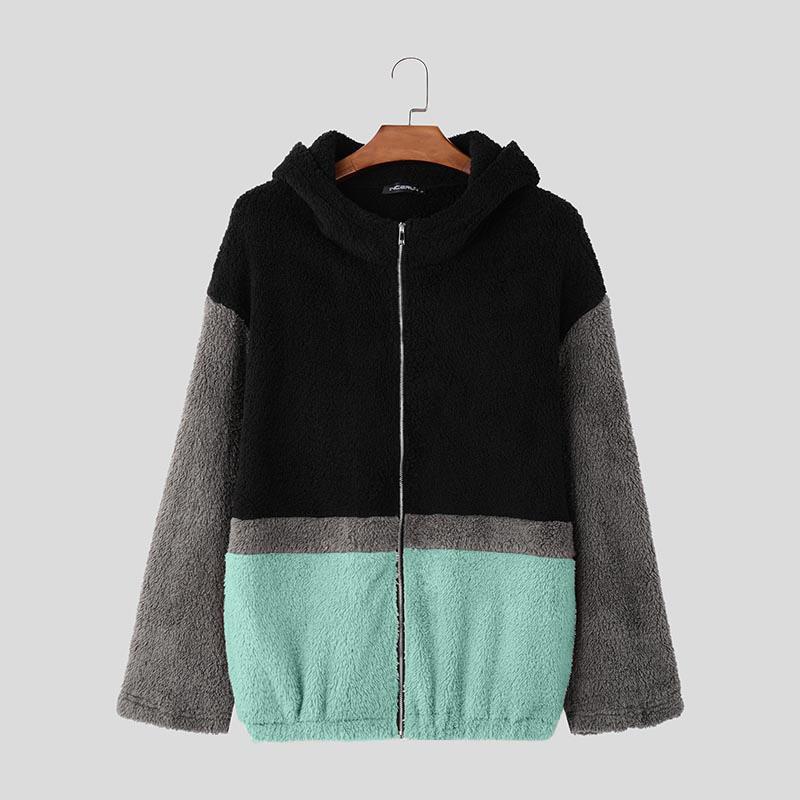 INCERUN Мужские флисовые куртки с длинным рукавом и застежкой-молнией, короткие пальто S зелёный
INCERUN Мужские флисовые куртки с длинным рукавом и застежкой-молнией, короткие пальто S зелёный