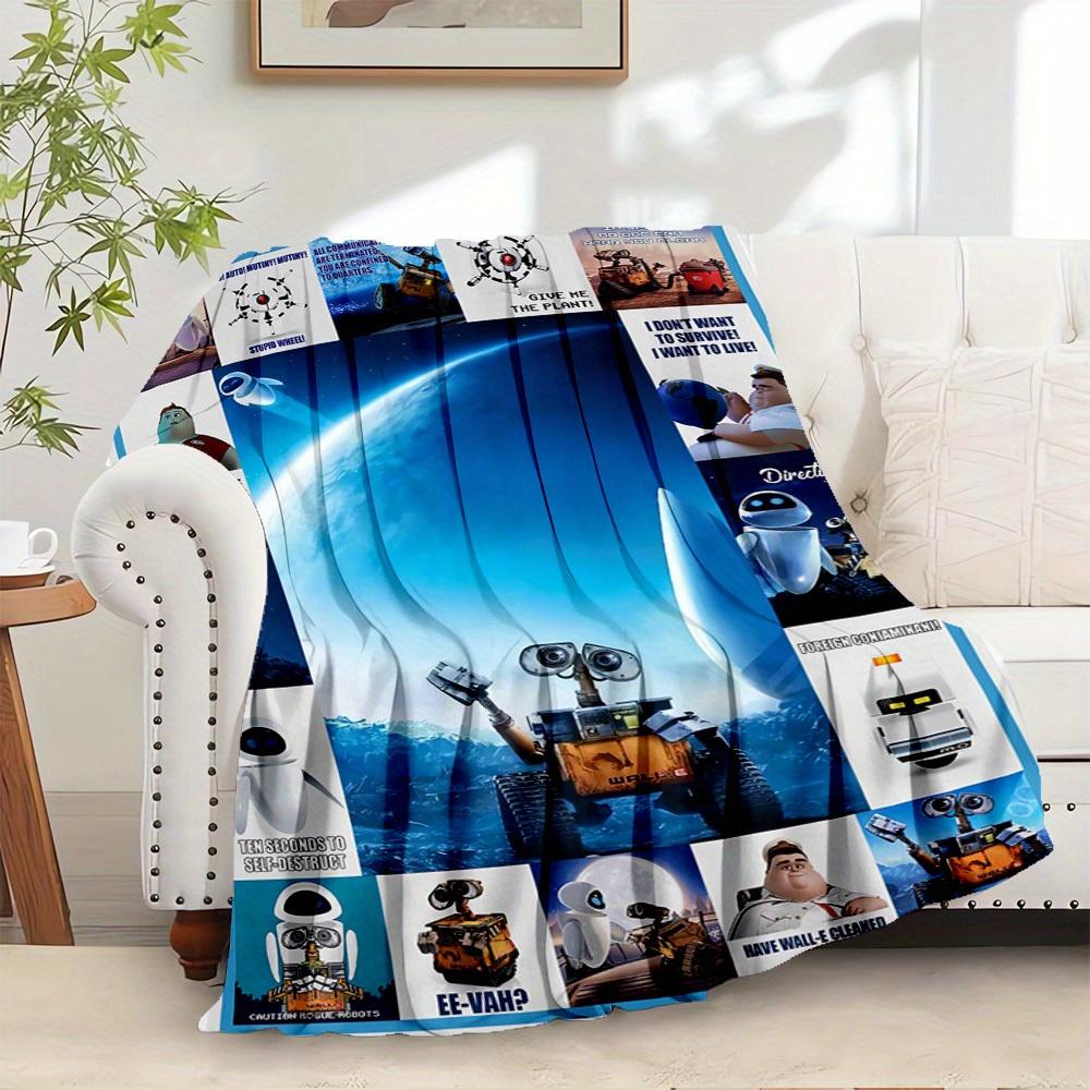 1pc Flannel Wall-E & EVE Movie Characters Funny Dialogue Pure Small Blanket Comfortable Bedding Home Decor Gift Adults All Applicable 75x90cm
1pc Flannel Wall-E & EVE Movie Characters Funny Dialogue Pure Small Blanket Comfortable Bedding Home Decor Gift Adults All Applicable 75x90cm