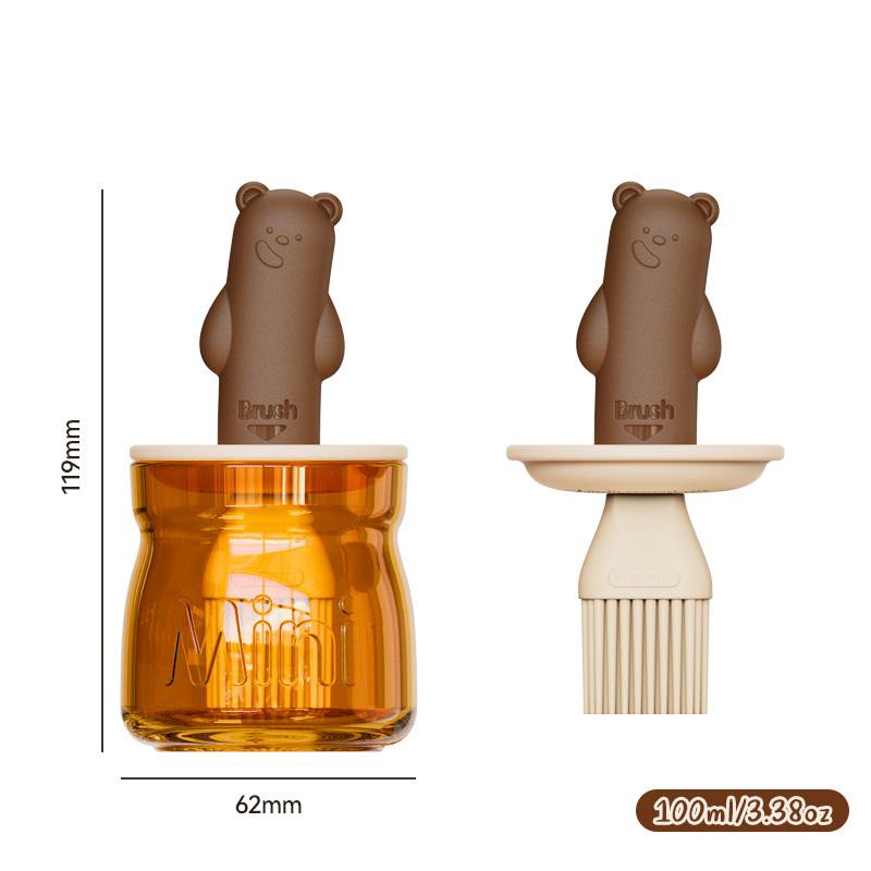 1Set Silicone Little Bear Oil Brush With Oil Bottle High Temperature Resistant Glass Kitchen Pancake Barbecue Baking Tools
1Set Silicone Little Bear Oil Brush With Oil Bottle High Temperature Resistant Glass Kitchen Pancake Barbecue Baking Tools