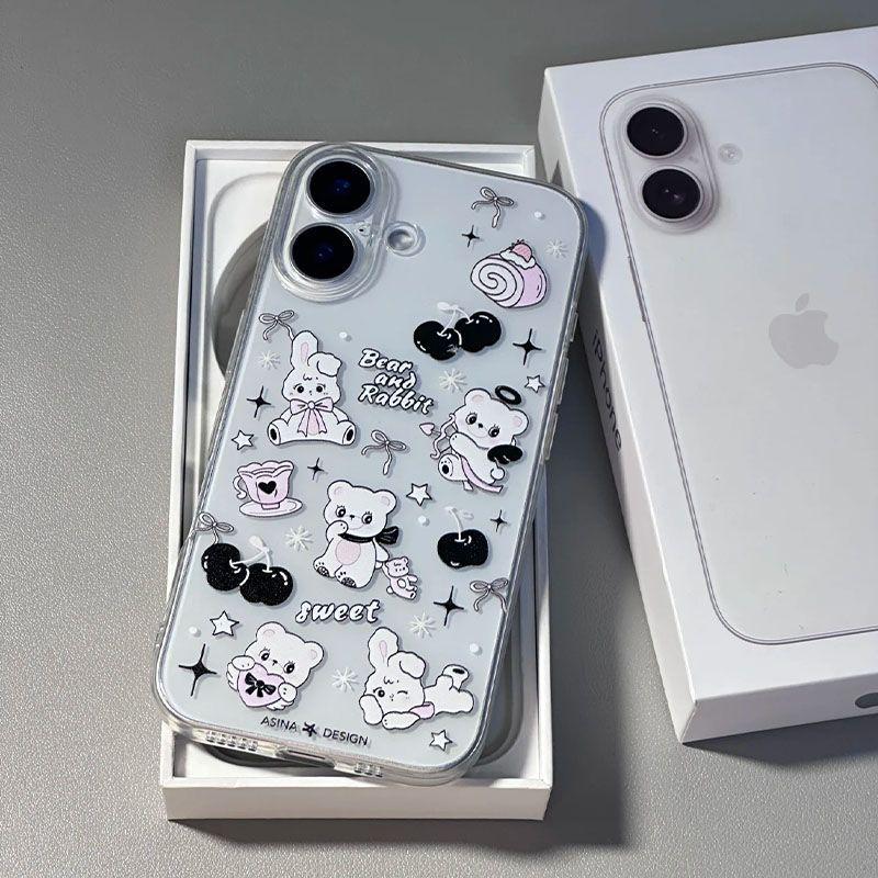Cherry Blossom Bear Clear Case for Apple 13/14/15/16/17 Pro Max Apple 15 Pro
Cherry Blossom Bear Clear Case for Apple 13/14/15/16/17 Pro Max Apple 15 Pro