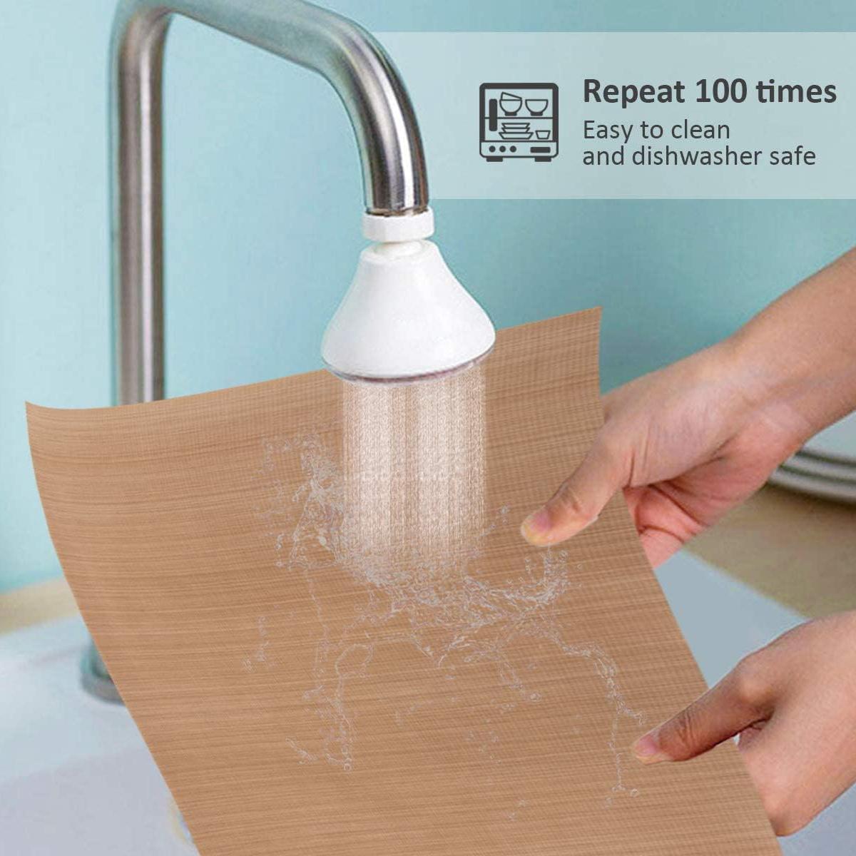 3PCS 40x60CM PTFE Fiberglass Cake Baking Mat Non-Stick Oven Liners Barbecue Grill Mat (BPA-Free,No FDA Certified) White
3PCS 40x60CM PTFE Fiberglass Cake Baking Mat Non-Stick Oven Liners Barbecue Grill Mat (BPA-Free,No FDA Certified) White