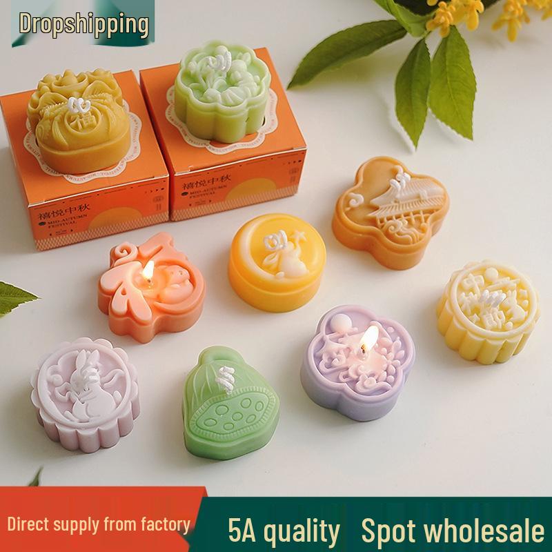 Handmade Mooncake Scented Candle: Mid-Autumn Festival Gift with Creative Atmosphere and Realistic Wax Design
Handmade Mooncake Scented Candle: Mid-Autumn Festival Gift with Creative Atmosphere and Realistic Wax Design