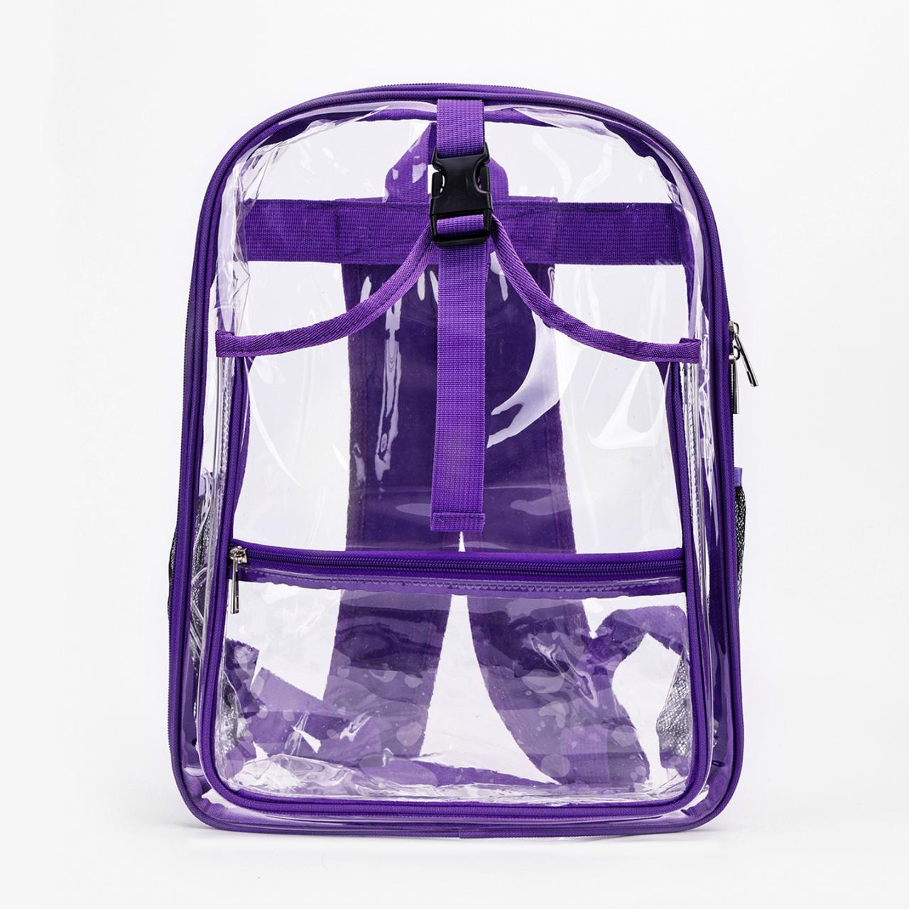 Transparent Exquisite PVC Fashion Backpacks Light Luxury Students Versatile Bags Waterproof Durable Daily Commute School Bags фіолетовий
Transparent Exquisite PVC Fashion Backpacks Light Luxury Students Versatile Bags Waterproof Durable Daily Commute School Bags фіолетовий