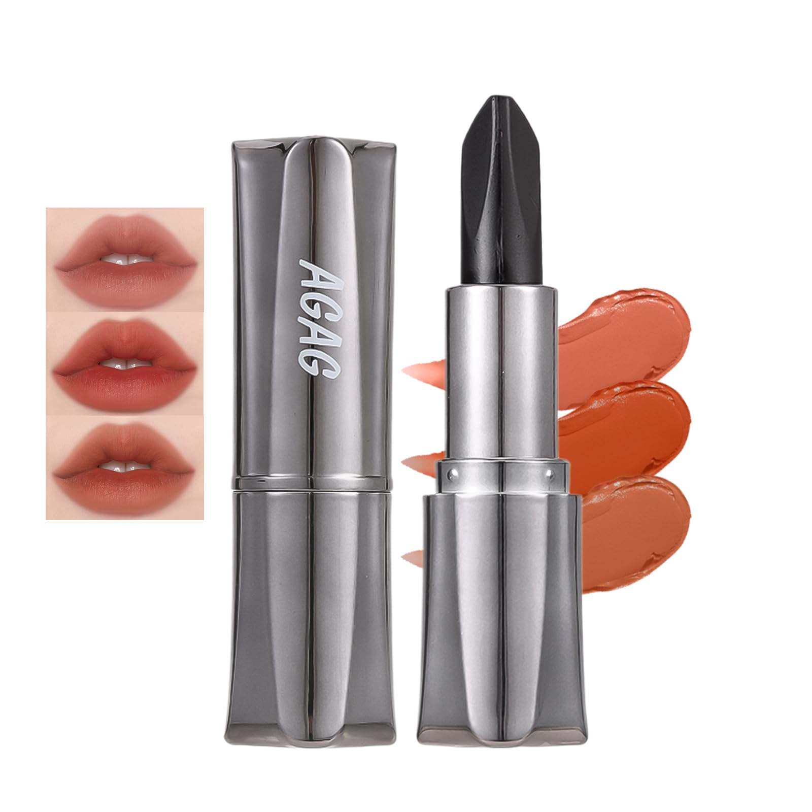 Qin Derdom Lipstick - 3 Colors - Long-lasting Matte Lipstick (Red & Brown) - Popular, Highly Pigmented, Long-lasting, Non-stick Cup, Perfect for
Qin Derdom Lipstick - 3 Colors - Long-lasting Matte Lipstick (Red & Brown) - Popular, Highly Pigmented, Long-lasting, Non-stick Cup, Perfect for