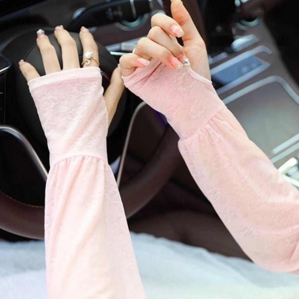 Lace Sunscreen Arm Sleeve UV Protection Sun Protection Arm Cover Cute Ice Silk Arm Sleeves Driving абрикосовый
Lace Sunscreen Arm Sleeve UV Protection Sun Protection Arm Cover Cute Ice Silk Arm Sleeves Driving абрикосовый