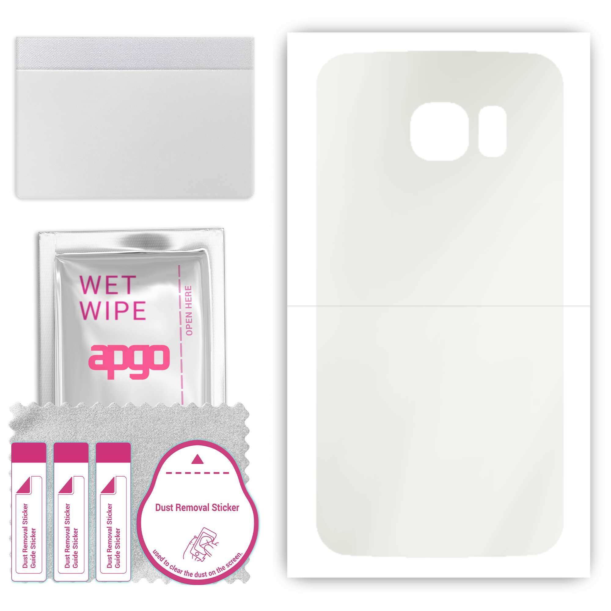 apgo MATTE Protective Skin Sticker for the back compatible with Samsung Galaxy S6 Edge SM-G925F, Wrap Film, Hydrogel Film, Flexible, Soft TPU with pos
apgo MATTE Protective Skin Sticker for the back compatible with Samsung Galaxy S6 Edge SM-G925F, Wrap Film, Hydrogel Film, Flexible, Soft TPU with pos