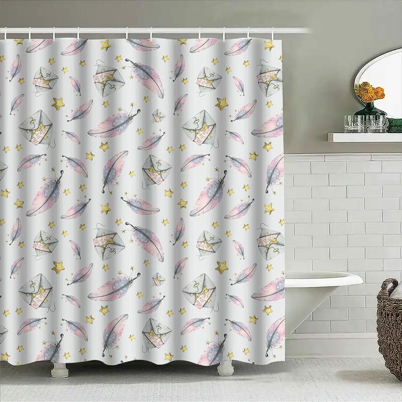 Elegant Watercolor Feather Kite Shower Curtain Decorate Your Bathroom with this Dreamy Design for Kids (#381502496) 90x180cm
Elegant Watercolor Feather Kite Shower Curtain Decorate Your Bathroom with this Dreamy Design for Kids (#381502496) 90x180cm