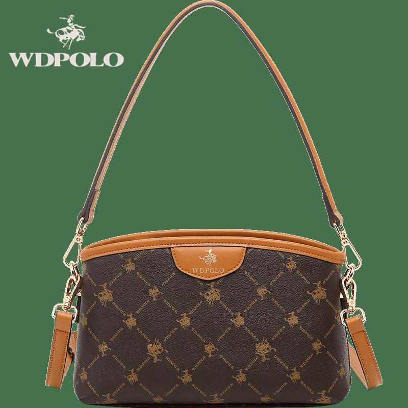 W.D.POLO Клатч Женская подлинная женская сумка-клатч 2022 Новая маленькая сумка Модная модная сумочка Одно плечо Messenger