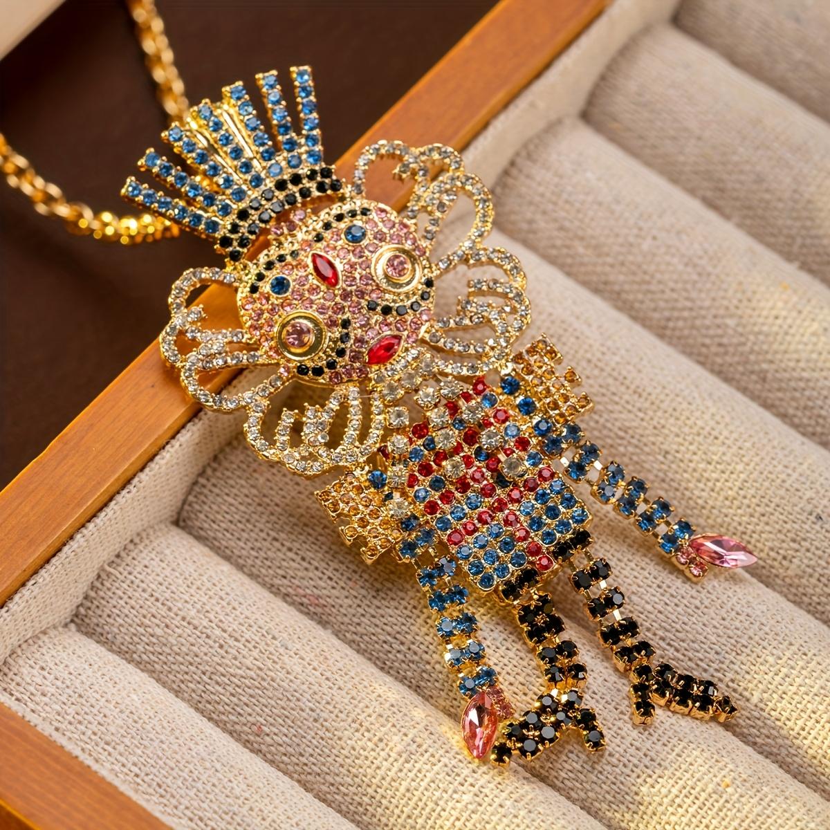 A Charming Nutcracker Necklace with a Detachable Chain That Can Be Used As a Brooch. Its Unique Design Features Lively Hands And Legs, Making It Perfe Brooch and necklace dual purpose
A Charming Nutcracker Necklace with a Detachable Chain That Can Be Used As a Brooch. Its Unique Design Features Lively Hands And Legs, Making It Perfe Brooch and necklace dual purpose