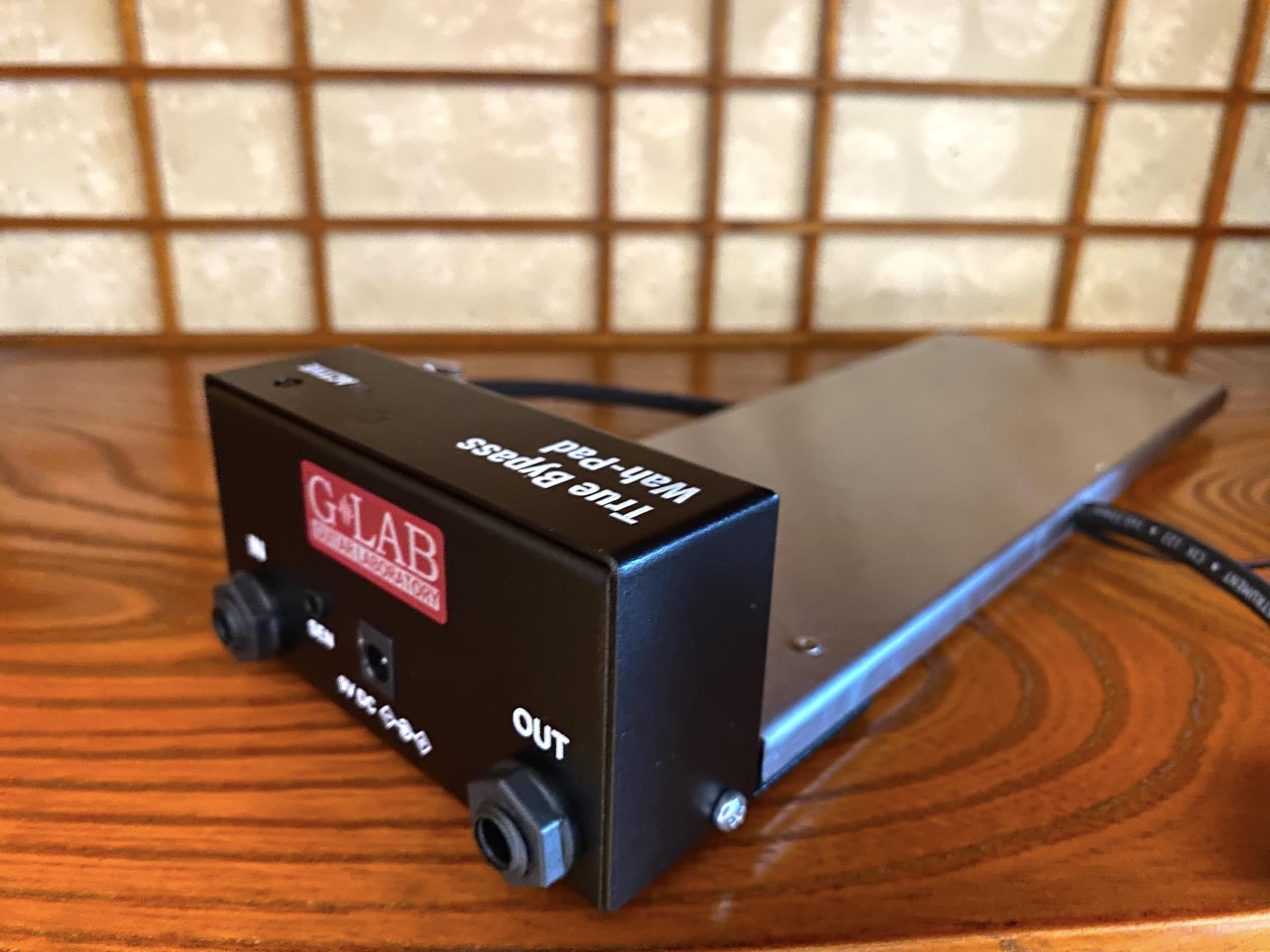 True Bypass Wah Guitar Effect G-Lab Pad, Device, 250g, Foot-Operated чорний
True Bypass Wah Guitar Effect G-Lab Pad, Device, 250g, Foot-Operated чорний