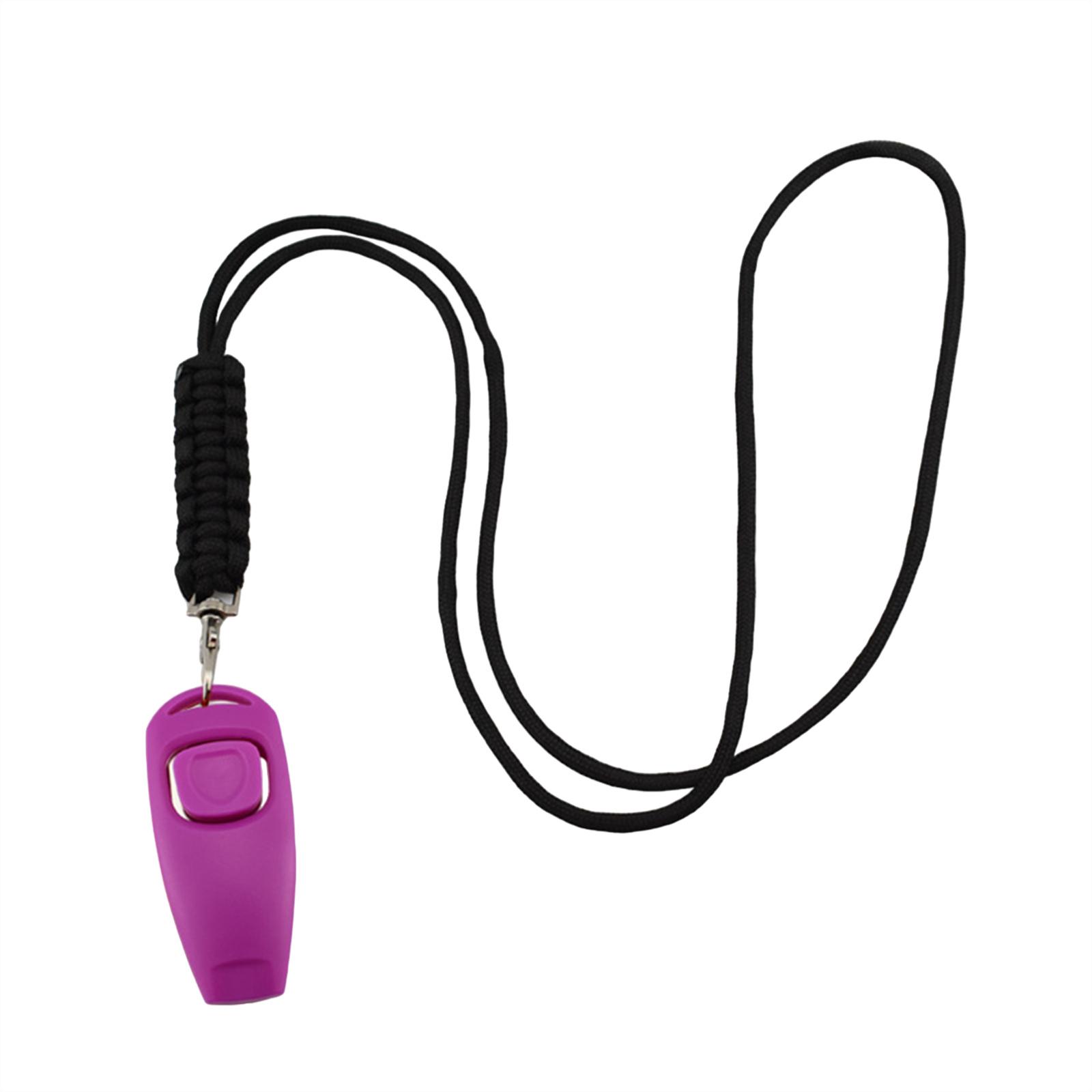 High Frequency Dog Whistle with Clicker Device Practical Dog Training Whistle with Neck Strap for Outdoor Indoor фіолетовий
High Frequency Dog Whistle with Clicker Device Practical Dog Training Whistle with Neck Strap for Outdoor Indoor фіолетовий
