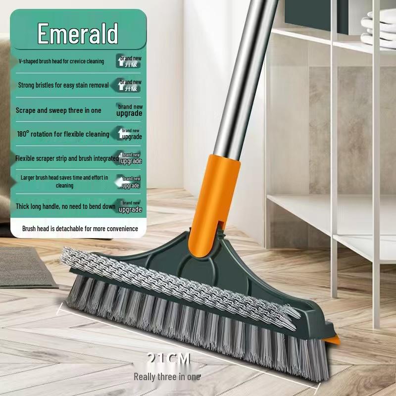 2-в-1 Скребок для підлоги у ванній кімнаті та щітка для швів з довгою ручкою
2-в-1 Скребок для підлоги у ванній кімнаті та щітка для швів з довгою ручкою