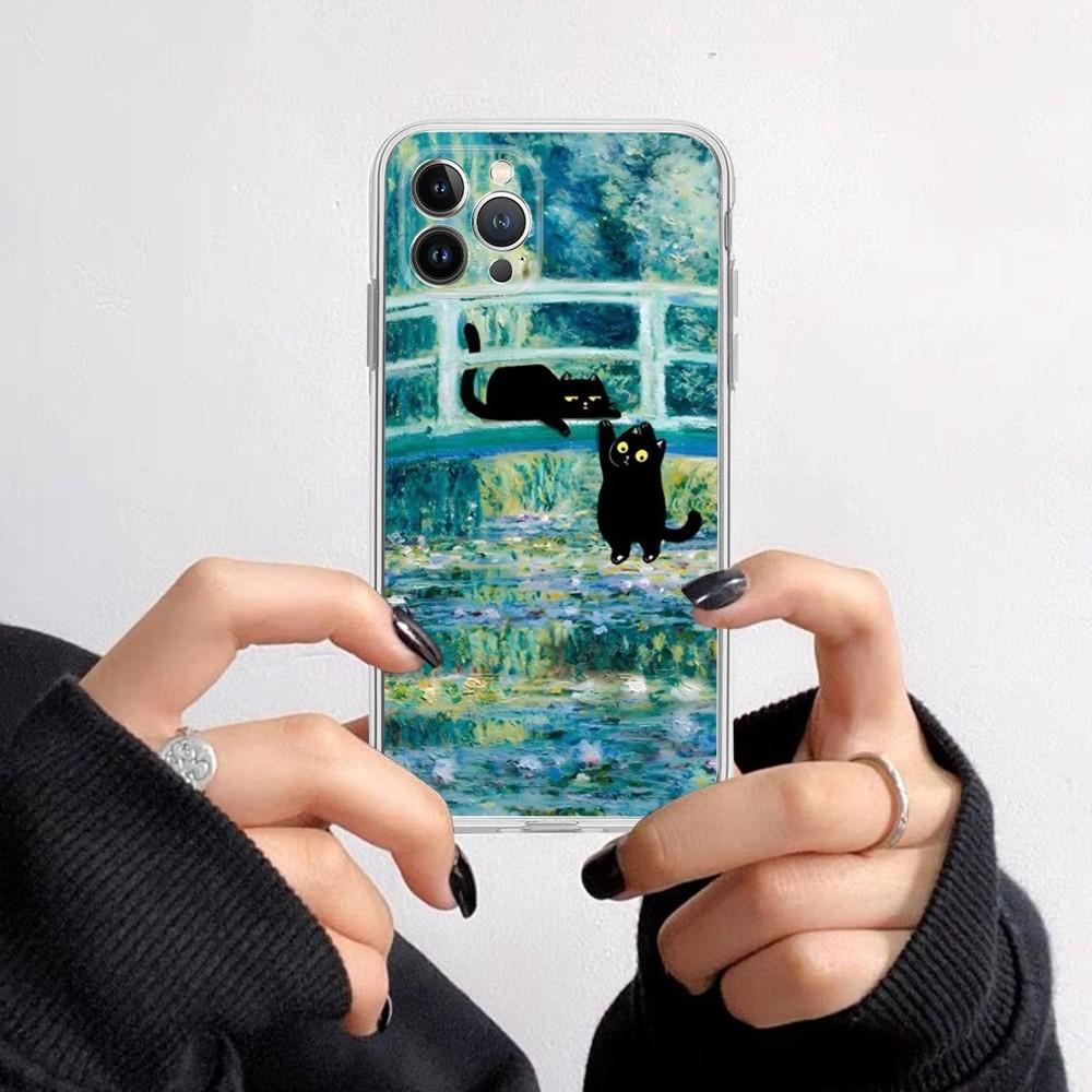 Cartoon Animal Black Cat Oil Painting Phone Case for iPhone 16 15 8 7 6 6S Plus X SE XR XS 14 11 12 13 Mini Pro Max Mobile Case iPhone 16
Cartoon Animal Black Cat Oil Painting Phone Case for iPhone 16 15 8 7 6 6S Plus X SE XR XS 14 11 12 13 Mini Pro Max Mobile Case iPhone 16