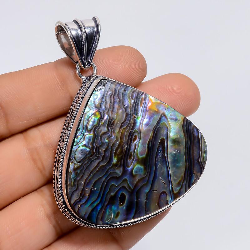 Beautiful Top Grade Qualite 100% Natural Abalone Shell Heart Shape Vintage Style Handmade Jewelry 925 Steling Silver Pendant 2.2 WSJ-4915 2.2
Beautiful Top Grade Qualite 100% Natural Abalone Shell Heart Shape Vintage Style Handmade Jewelry 925 Steling Silver Pendant 2.2 WSJ-4915 2.2