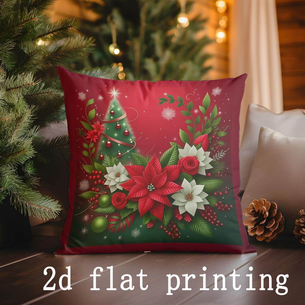 Домашний Декор Рождественские Наволочки с Цветочным и Древесным Узором Чехол для Подушки Подходит для Дивана Спальни Автомобиля 16x16Inch
Домашний Декор Рождественские Наволочки с Цветочным и Древесным Узором Чехол для Подушки Подходит для Дивана Спальни Автомобиля 16x16Inch