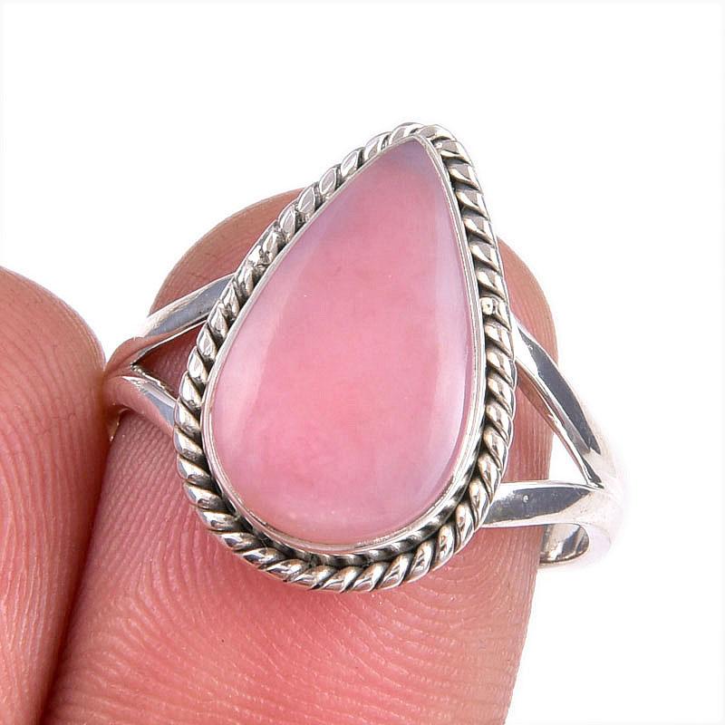 Natural Pink Opal Gemstone 925 Solid Sterling Silver Jewelry Ring Size 7.5 k7N31
Natural Pink Opal Gemstone 925 Solid Sterling Silver Jewelry Ring Size 7.5 k7N31