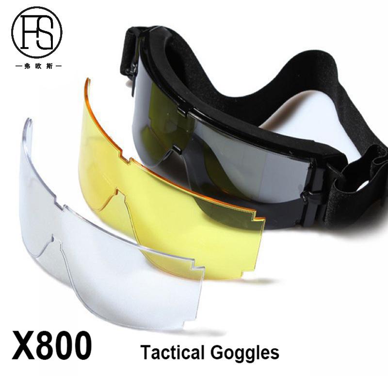 Тактичні окуляри для спорту на відкритому повітрі, захищені від крапель, X800, запечатані, камуфляж безодня
Тактичні окуляри для спорту на відкритому повітрі, захищені від крапель, X800, запечатані, камуфляж безодня