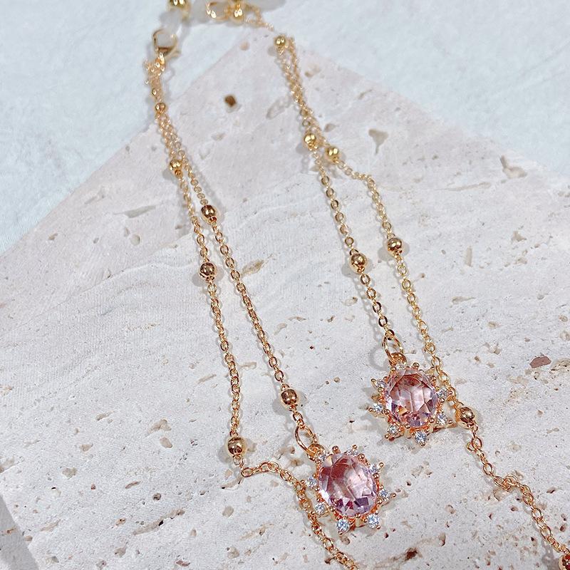Zircon Rhinestone Pendant Glasses Chain Female, Japanese And Korean Retro Elegant Mask Chain Versatile Neck Chain рожевий
Zircon Rhinestone Pendant Glasses Chain Female, Japanese And Korean Retro Elegant Mask Chain Versatile Neck Chain рожевий