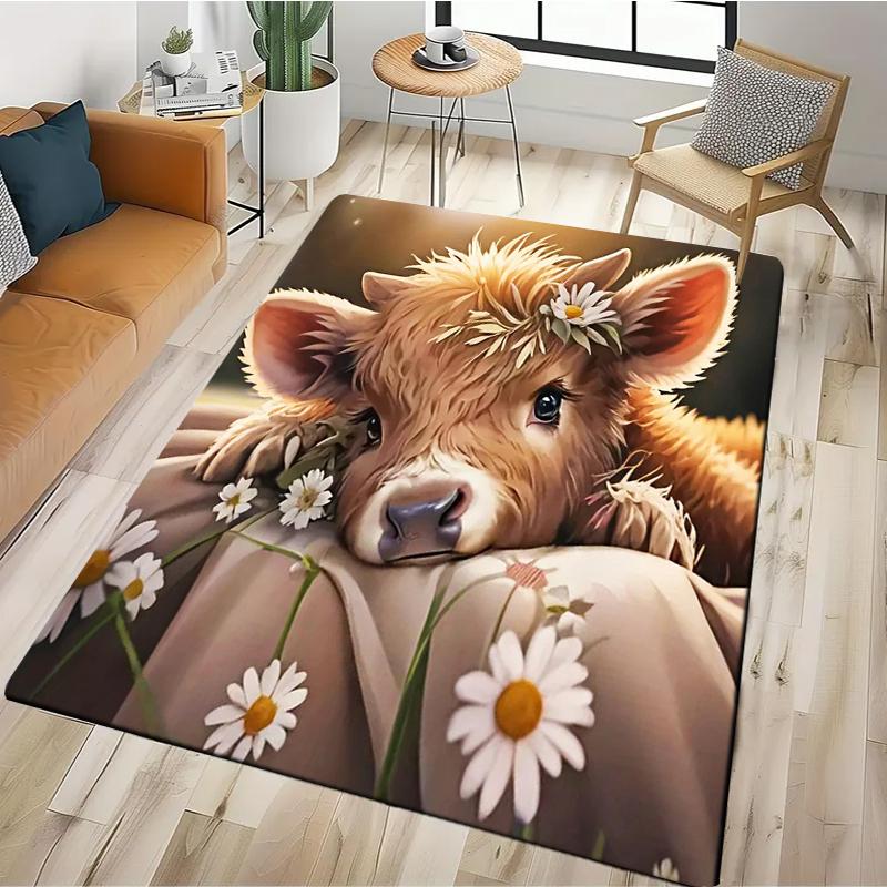 15 Size Highland Cow Printed Carpet Rugs for Home Living Room Bedroom Sofa Doormat Decor,kids Area Rug Non-slip Floor Mat 40x60cm
15 Size Highland Cow Printed Carpet Rugs for Home Living Room Bedroom Sofa Doormat Decor,kids Area Rug Non-slip Floor Mat 40x60cm