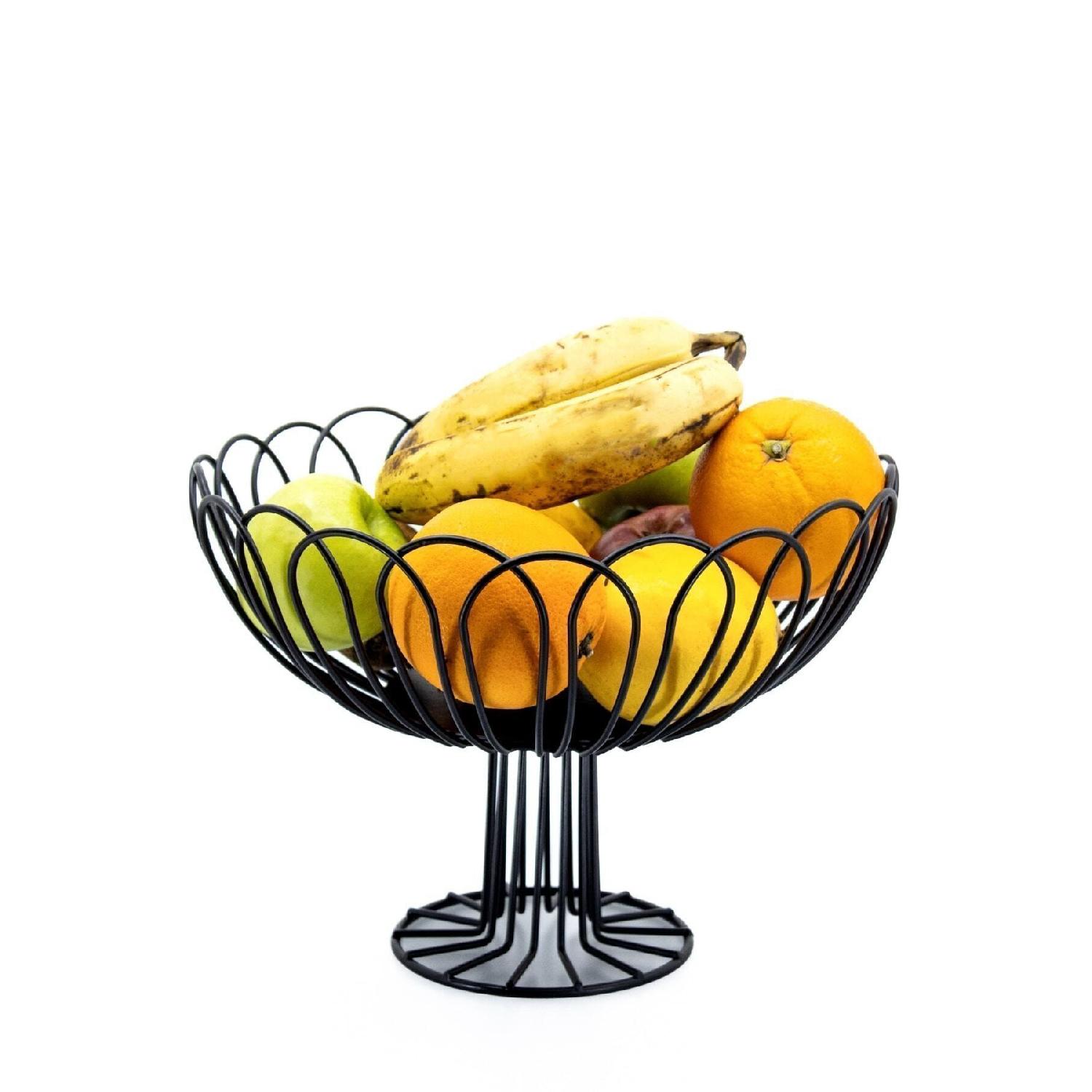 Daisy Black Design Metal Fruit Presentation Basket Decoratifak Salon Salon Living Room чорний
Daisy Black Design Metal Fruit Presentation Basket Decoratifak Salon Salon Living Room чорний
