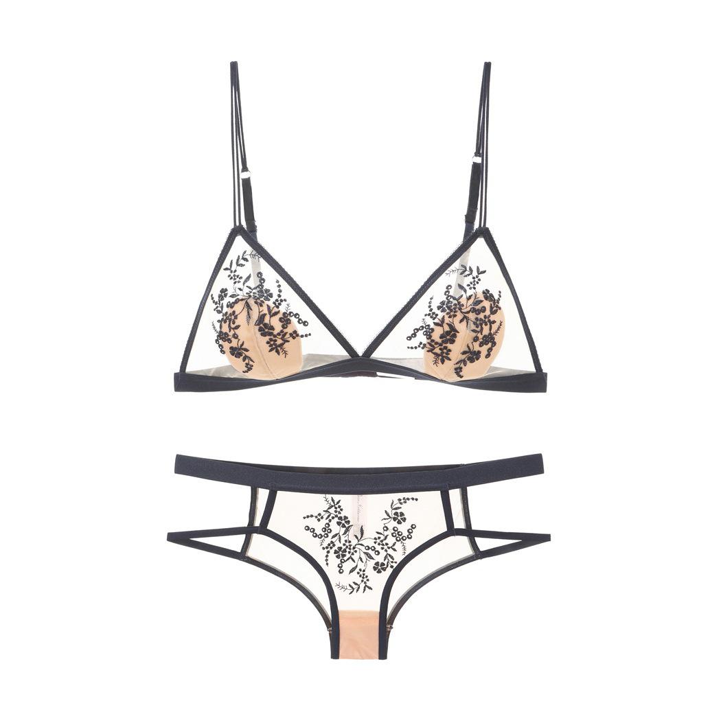 Французький ультратонкий сітчастий вишитий мереживний бюстгальтер трикутної чашки - Бездротовий та мінімізуючий для великих грудей XL синій
Французький ультратонкий сітчастий вишитий мереживний бюстгальтер трикутної чашки - Бездротовий та мінімізуючий для великих грудей XL синій