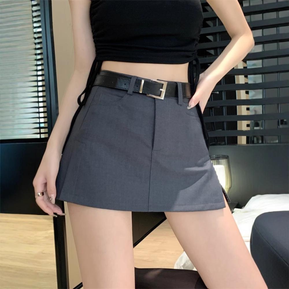Spicy Girl Academy Style High Waist Gray A-line Mini Skirt - Summer 2025 Collection S
Spicy Girl Academy Style High Waist Gray A-line Mini Skirt - Summer 2025 Collection S