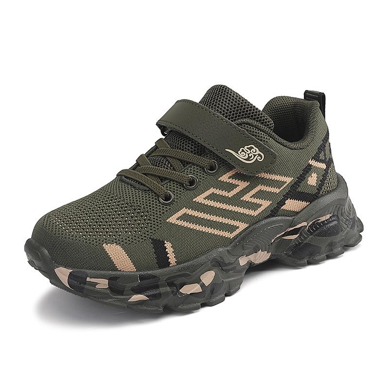 Children Breathable Sneakers Boys Girls Wear-resistant Lightweight Sports Shoes Kids Non-slip Casual Camouflage Outdoor Shoes 26 армія зелений колір
Children Breathable Sneakers Boys Girls Wear-resistant Lightweight Sports Shoes Kids Non-slip Casual Camouflage Outdoor Shoes 26 армія зелений колір
