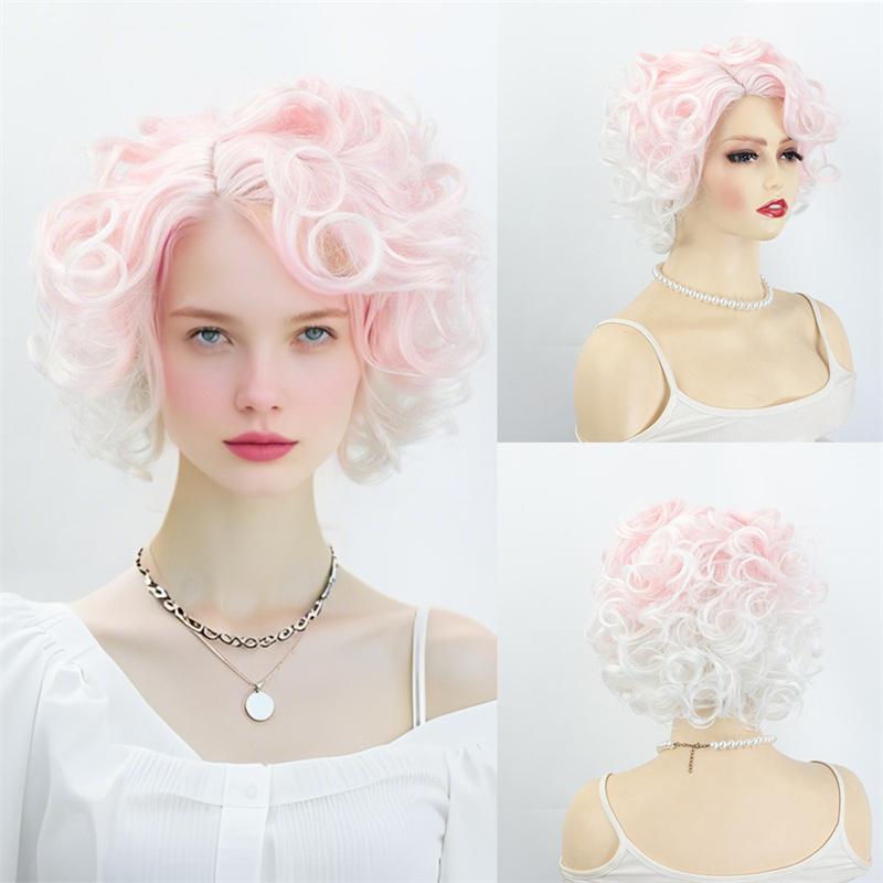 Synthetic Short Wig for Women Wig Side Paring Hairstyle Cosplay Halloween Carnival Party Women s Wig розовый
Synthetic Short Wig for Women Wig Side Paring Hairstyle Cosplay Halloween Carnival Party Women s Wig розовый