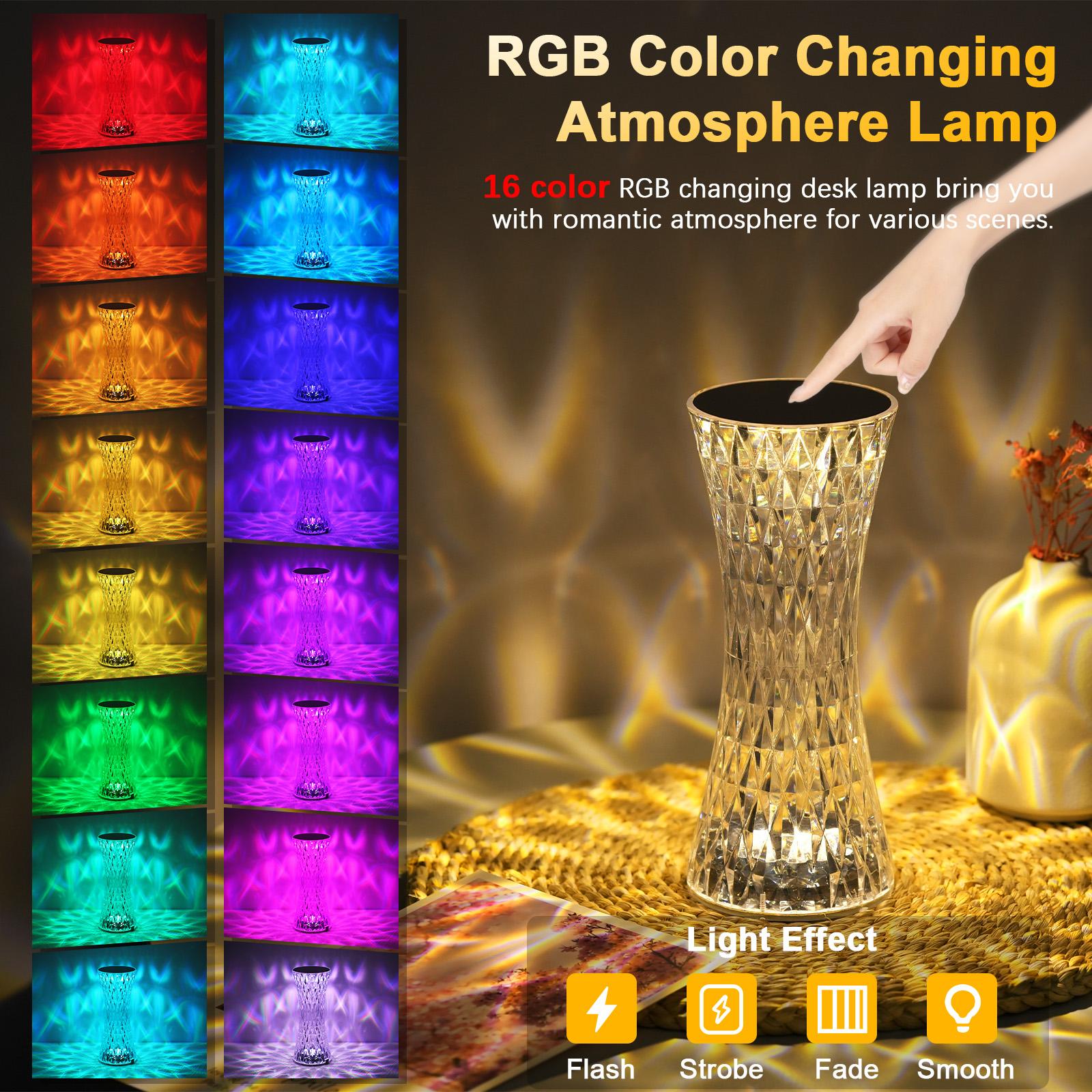 Neoglint Crystal Настольная лампа RGB, меняющая цвет, настольная лампа рядом с подсветкой с сенсорным пультом дистанционного управления
Neoglint Crystal Настольная лампа RGB, меняющая цвет, настольная лампа рядом с подсветкой с сенсорным пультом дистанционного управления