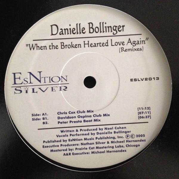 12inch Record DANIELLE BOLLINGER - When The Broken Hearted Love Again ESLV2013 EsNtion Silver 2005 US Dance & Electronica Used
12inch Record DANIELLE BOLLINGER - When The Broken Hearted Love Again ESLV2013 EsNtion Silver 2005 US Dance & Electronica Used