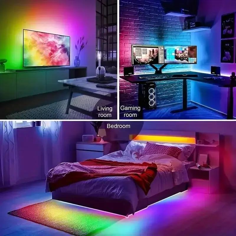 RGB неоновая лента с 24-кнопочным пультом дистанционного управления, светодиодная неоновая лампа с питанием от USB, музыкальная синхронизация, диодная лента для рождественской вечеринки, светящийся декор
RGB неоновая лента с 24-кнопочным пультом дистанционного управления, светодиодная неоновая лампа с питанием от USB, музыкальная синхронизация, диодная лента для рождественской вечеринки, светящийся декор