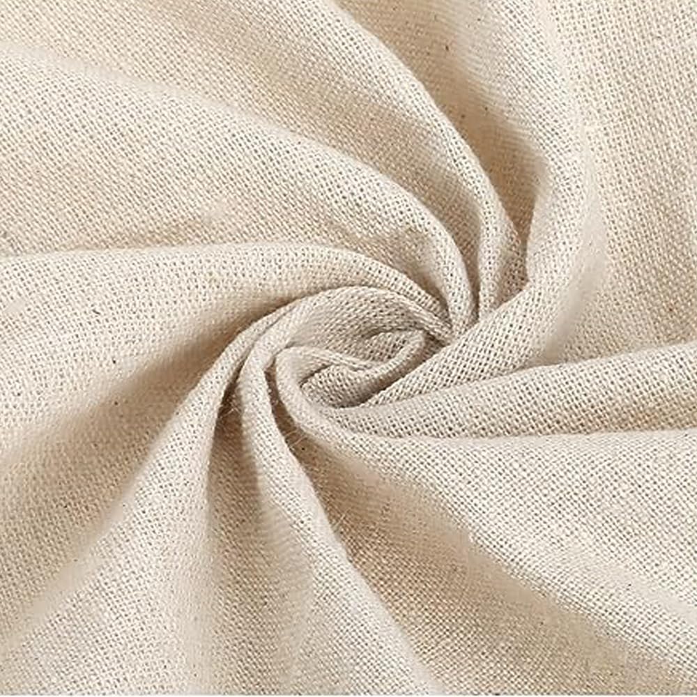 Yoving Cotton Linen Fabric DIY Craft Material Solid Color Unbleached Plain Fabric 2m Light Beige
Yoving Cotton Linen Fabric DIY Craft Material Solid Color Unbleached Plain Fabric 2m Light Beige