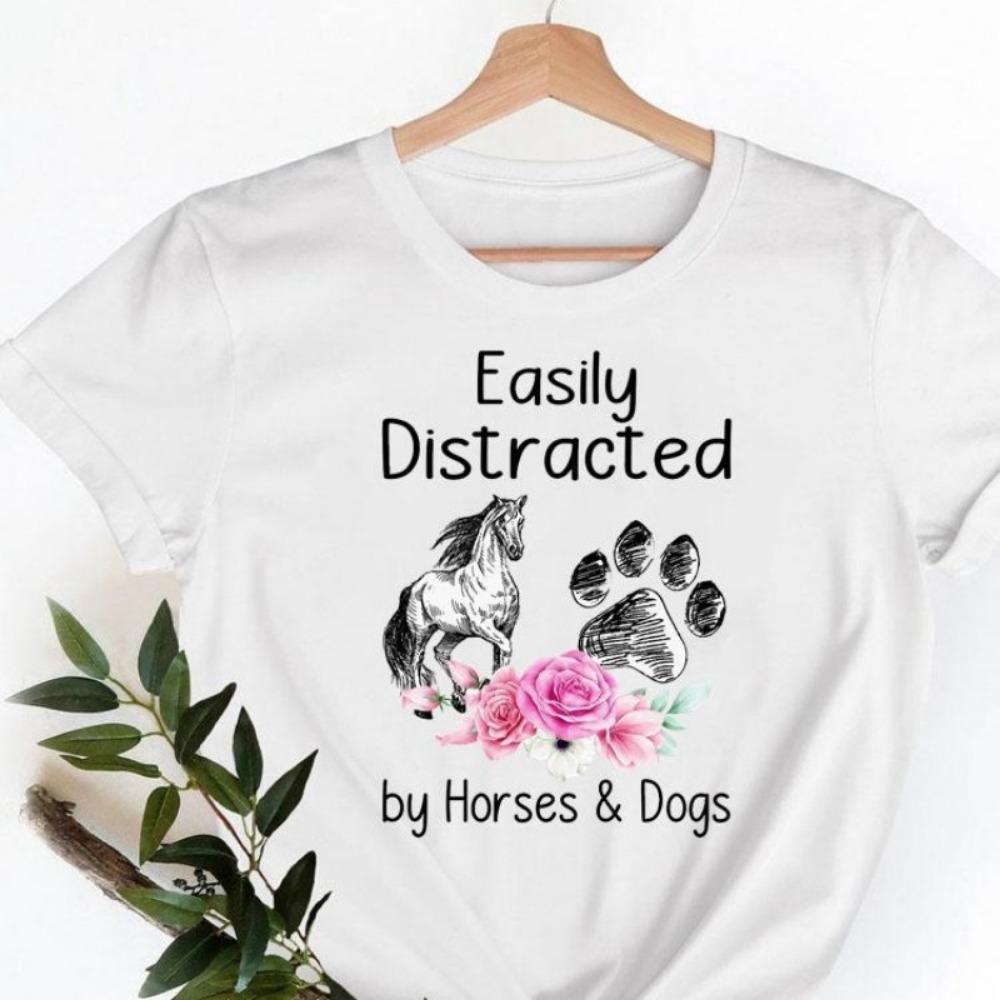 Fashion Casual Horse 90s Cute Cute Female Graphic Summer Short Sleeve T-shirt Hipster Tops New T Shirt Polyester Fabric M
Fashion Casual Horse 90s Cute Cute Female Graphic Summer Short Sleeve T-shirt Hipster Tops New T Shirt Polyester Fabric M